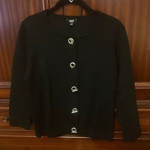 Black cardigan